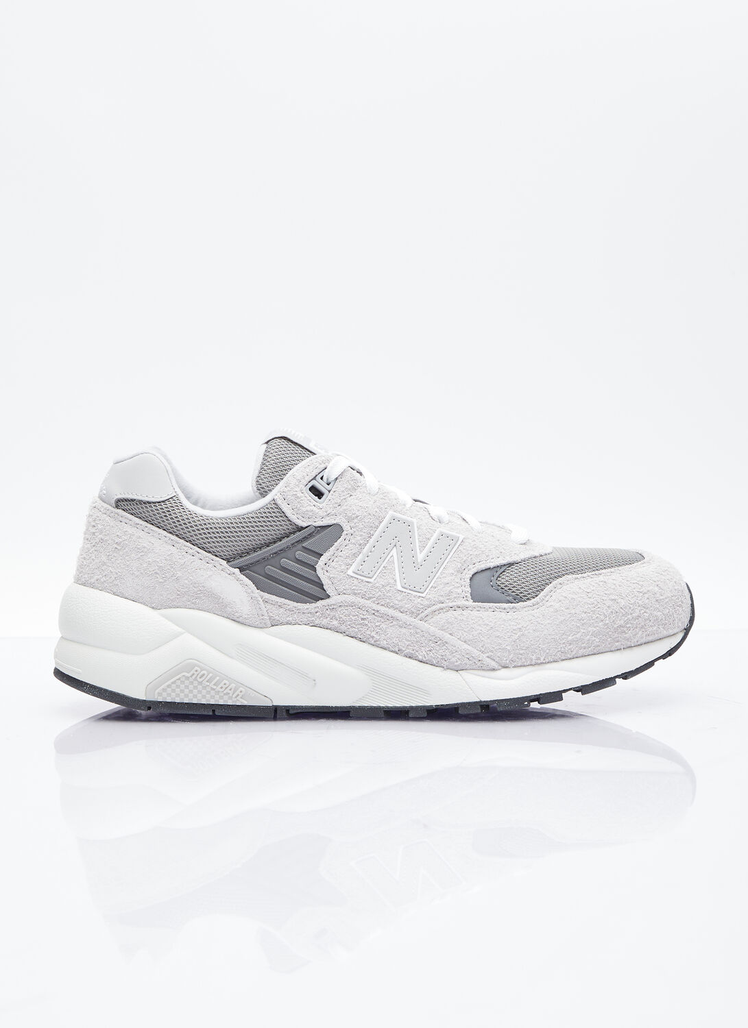 Shop New Balance 580 Sneakers In Grey