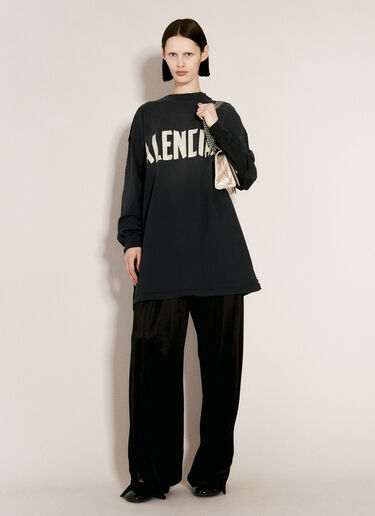 Balenciaga Double Front T-Shirt Black bal0256011