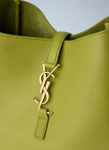 Saint Laurent Le 5 À 7 Supple Small Shoulder Bag Green sla0263075