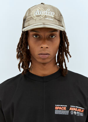 Burberry Artisan Circular Design Baseball Cap Black bur0155007