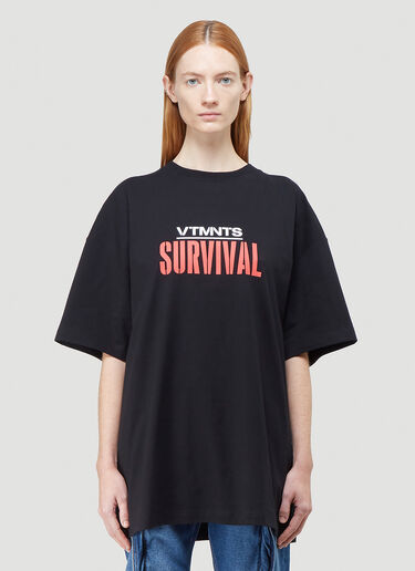 10.10 Survival T-Shirt Vetements 10.10 Survival T-Shirt Black vet0310001