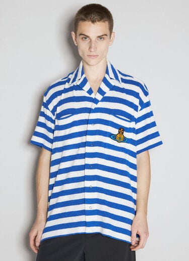 Vivienne Westwood キャンプシャツ ブルー vvw0155003