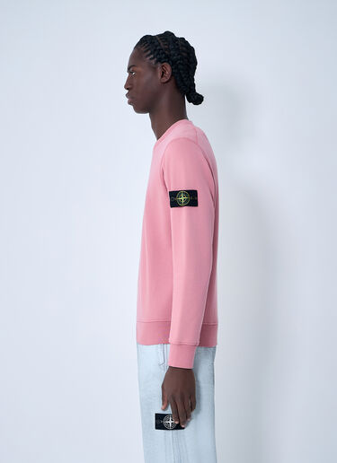 Stone Island Logo Patch Sweatshirt Green sto0164083