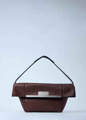 Max Mara スモールレザーショルダーバッグ ブラウン max0260040