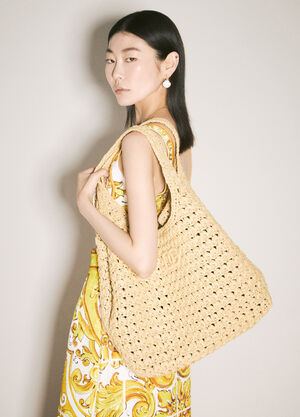 Prada 3.5 Raffia Shopping Bag Beige pra0260037