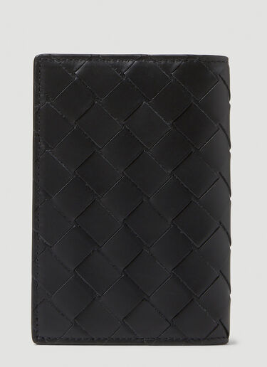Bottega Veneta Intrecciato Passport Case Black bov0148081