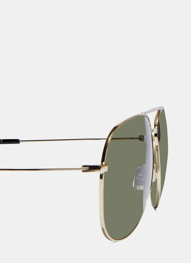 Saint Laurent Classic 11 Aviator Sunglasses Gold sla0224039