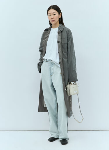 Maison Margiela アンフィニッシュド マルチポケット トレンチコート グレー mla0255002