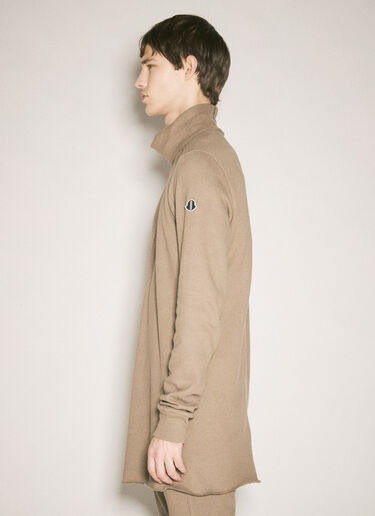 Moncler x Rick Owens Surf Long-Sleeve T-Shirt Beige mcs0358015