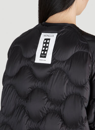 4 Moncler Hyke Nadelhornis Long Coat Black mhy0251004