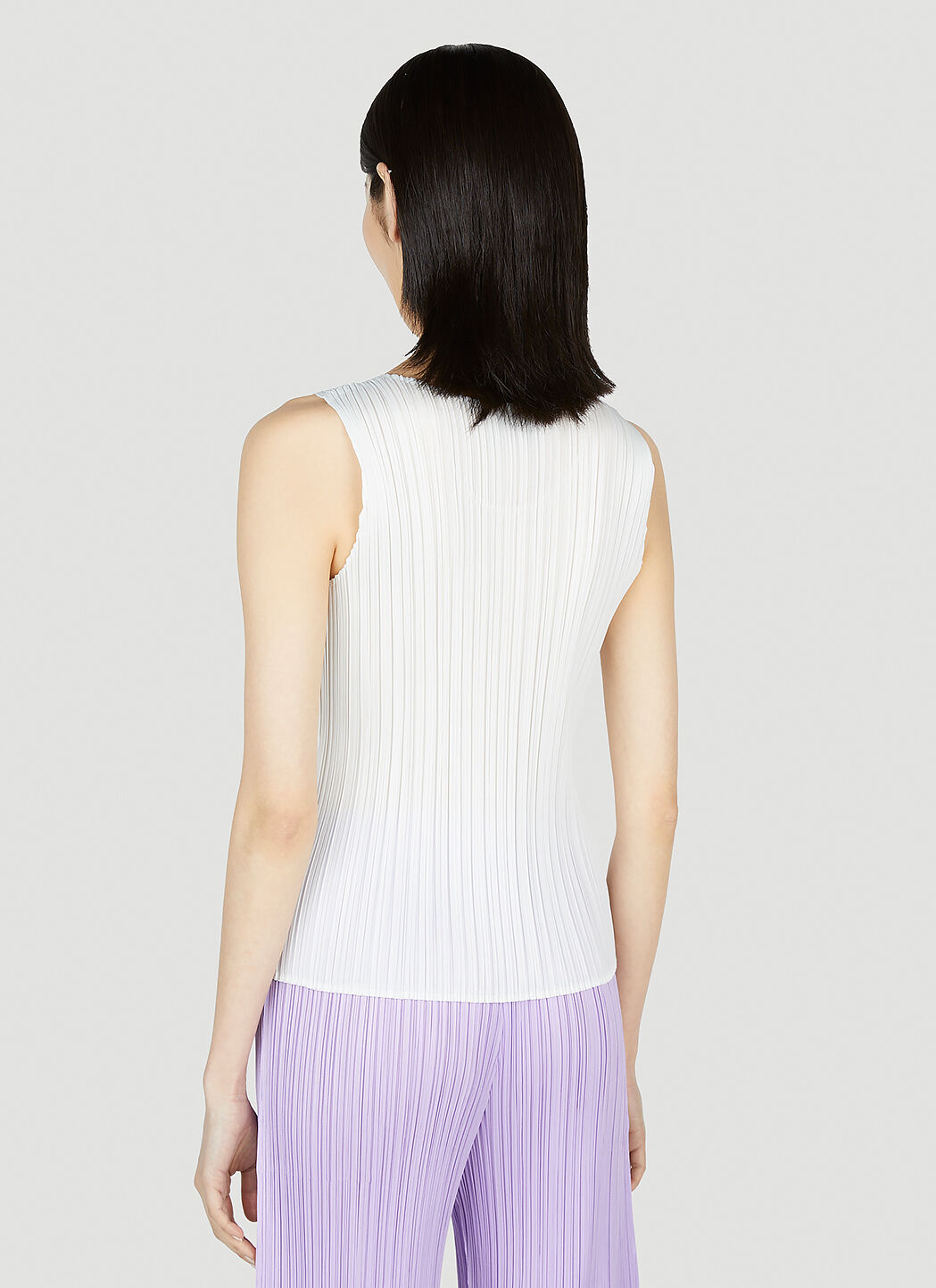 Pleats Please Issey Miyake Women's' Pleated Tank Top in