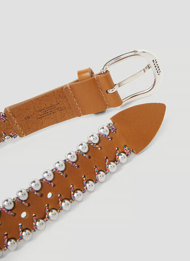 Isabel Marant Civan Belt Brown ibm0253030