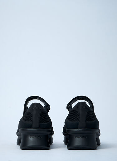 Prada Logo Motif Shoes Black pra0260028