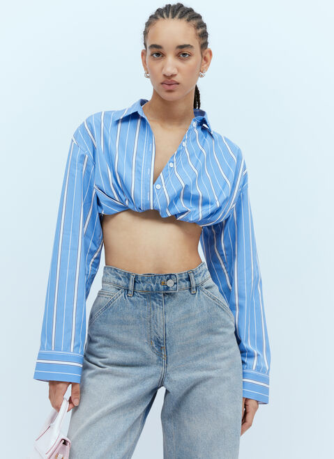 Reward If Found Le Chemise Bahia Stripe Shirt White rif0254010