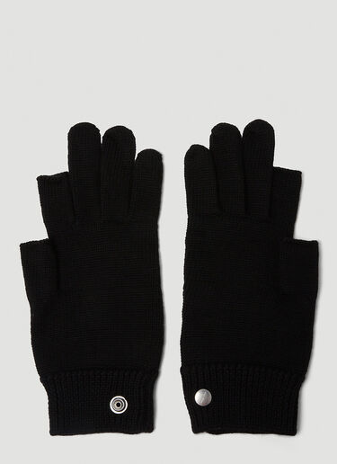 Rick Owens Touchscreen Gloves Black ric0149029