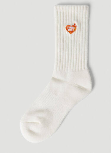 Human Made Pile Socks White hmd0152020