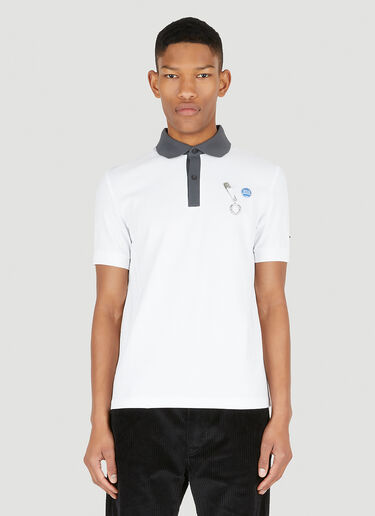 Raf Simons x Fred Perry Contrast Collar Polo Shirt White rsf0147006