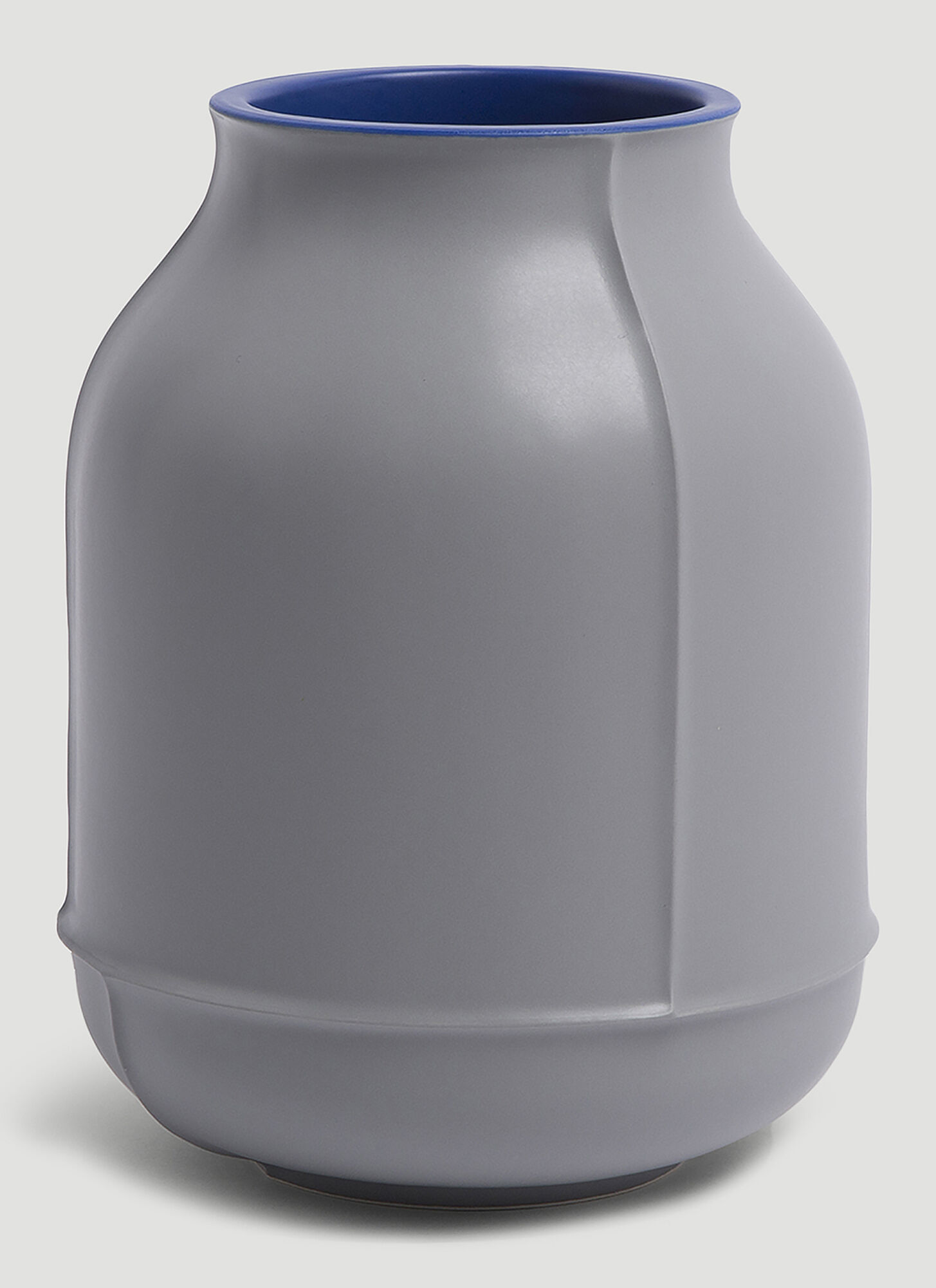 Bitossi Ceramiche Barrel Vase In Grey