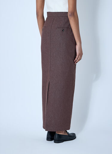 Max Mara Tailored Midi Skirt Brown max0260026