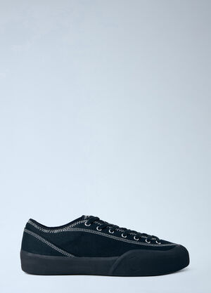Village PM Canvas Low-Top Sneakers Black vpm0164006
