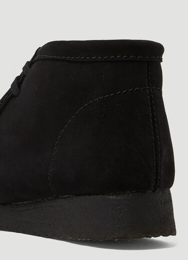 CLARKS ORIGINALS Wallabee Lace Up Boots Black cla0150004