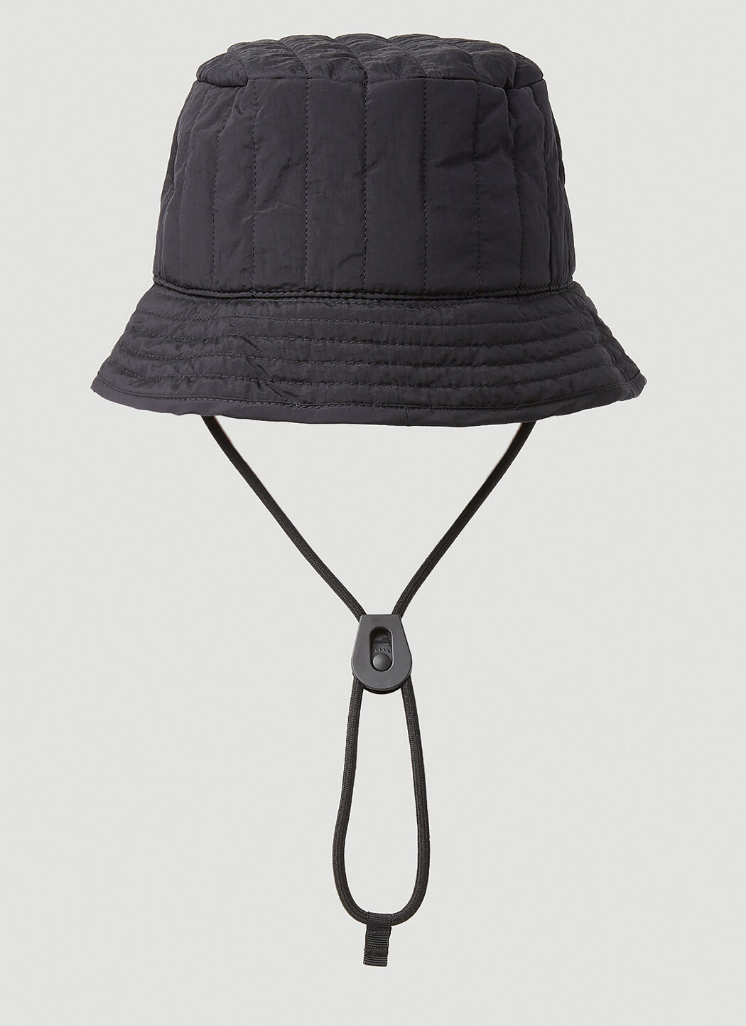 Black bucket hat with drawstring discount