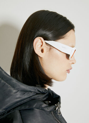 Prada Rectangular PR 06YS Sunglasses White lpr0353009