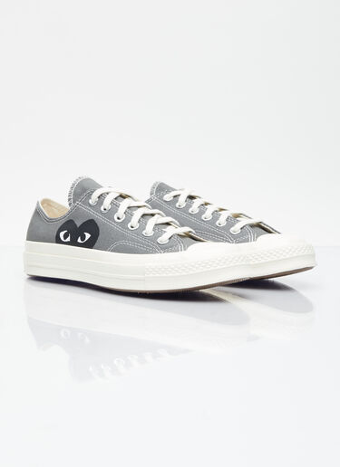 Comme des Garçons PLAY x Converse Big Heart Chuck 70 Sneakers Grey cpc0355001