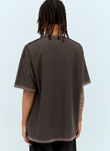 Comme des Garçons Homme Logo Print T-Shirt Brown cdh0156012