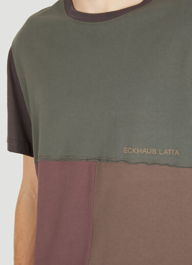 Eckhaus Latta Lapped T-Shirt Grey eck0151003