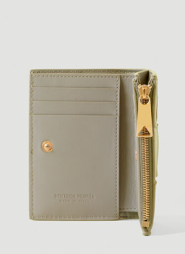 Intreccio Bifold Zip Wallet Bottega Veneta Intreccio Bifold Zip Wallet Brown bov0249055