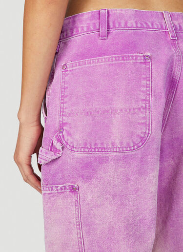 NOTSONORMAL Washed Working Jeans Purple nsm0351008