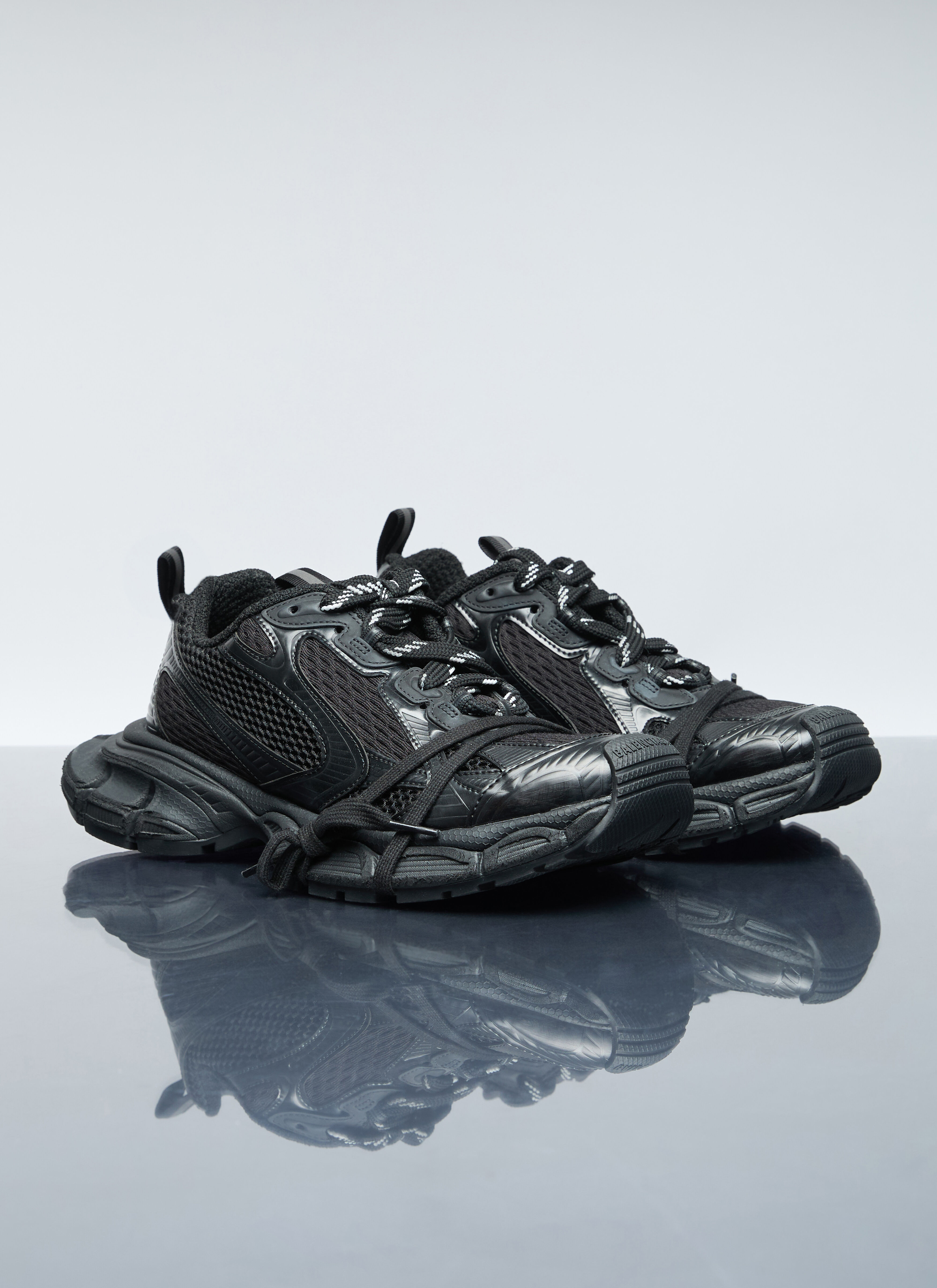 Black and silver balenciaga sneakers shop
