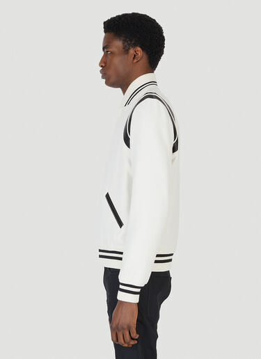 Saint Laurent Teddy Jacket White sla0147003