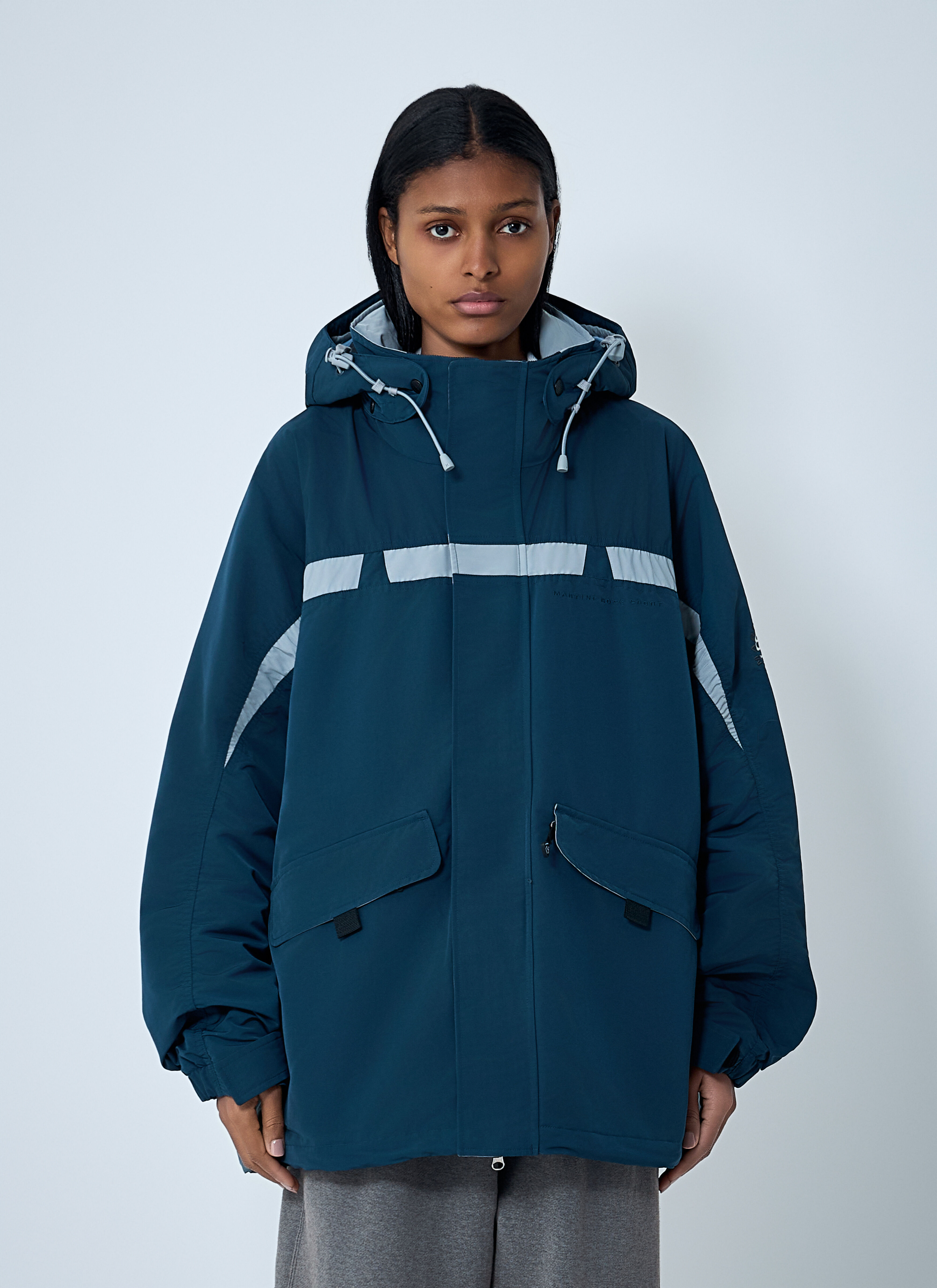 Nike x Martine Rose Women's' Contrast Panel Anorak in Navy | LN-CC®
