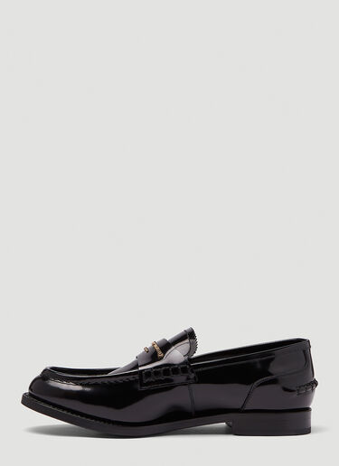 Alexander Wang Logo Slip-on Shoes Black awg0245032