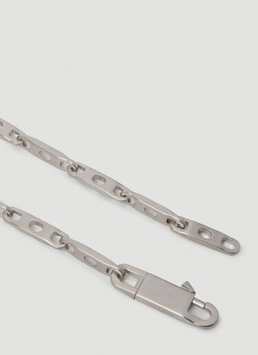 Rick Owens Chain Necklace Silver ric0151038