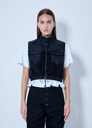Cecilie Bahnsen Soft Fleece Vest Black cec0266011