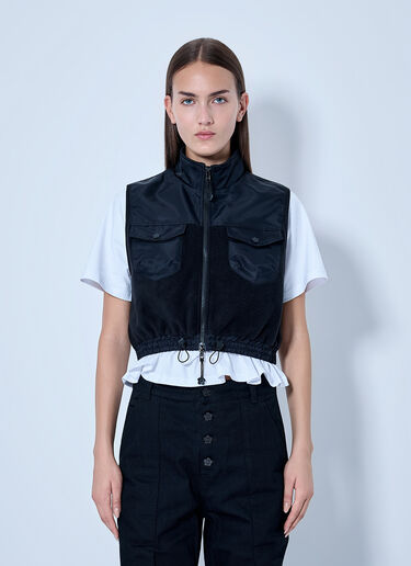 LN-CC® - Cecilie Bahnsen: Soft Fleece Vest - Black Cecilie Bahnsen Soft Fleece Vest Black cec0266011
