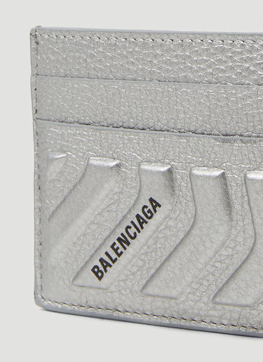 Balenciaga カー ジップトップ カードホルダー シルバー bal0148067