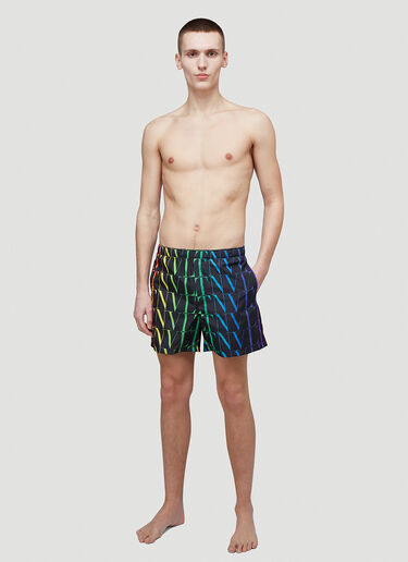 Valentino VLTN Times Swim Shorts Black val0143016