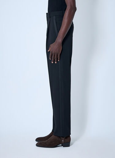 Saint Laurent Tuxedo High Rise Pants Black sla0159009