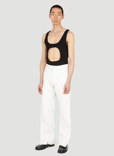 Knit Circle Tank Top Courrèges Knit Circle Tank Top Black cou0148014