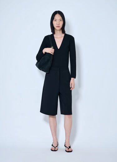 Toteme Knit Shorts Black tot0265041
