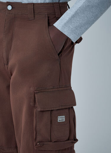 ERL Zip-Off Cargo Pants Brown erl0162002