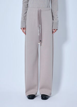 Max Mara Drawstring Wide-Leg Trousers Beige max0266108