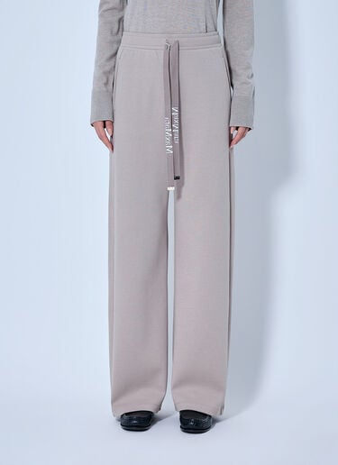 LN-CC® - Max Mara: Drawstring Wide-Leg Trousers - Beige Max Mara Drawstring Wide-Leg Trousers Beige max0266108