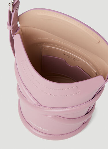 Alexander McQueen Curve Shoulder Bag Pink amq0251007