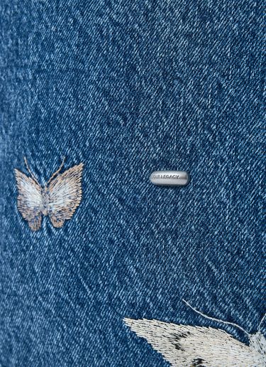 Our Legacy Crossbody Indigo Butterfly Sling Bag Blue our0360049
