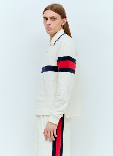 互扣字母 G 毛圈布 Polo 衫 Gucci 互扣字母 G 毛圈布 Polo 衫 乳白色 guc0155008
